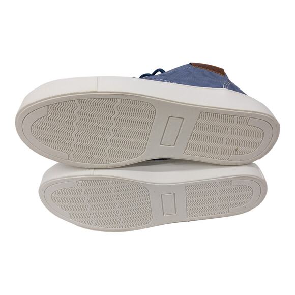 Dream Seek Denim Blue Lace Up Hi-Top Sneakers LB3 - Picture 8 of 13